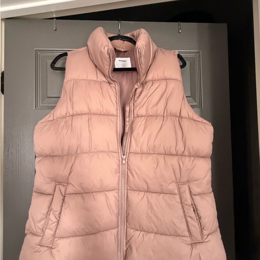 Old Navy Blush Quilted Vest